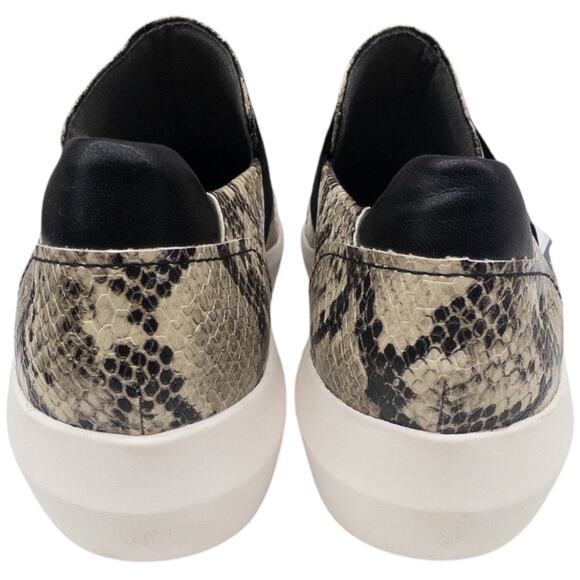 Clarks Cloudsteppers Kayleigh Slip-On Sneaker Tan Black Snakeskin Women's 9.5 - Picture 4 of 8